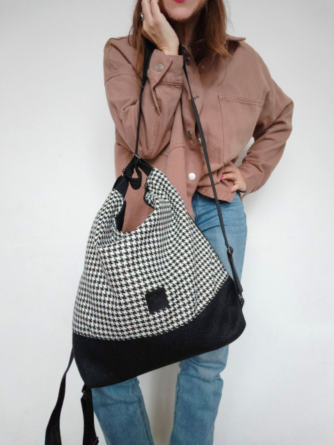 EasyBAG czarna pepitka EasyBAG czarna pepitka