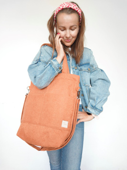 Torba shopper cegła MAXI FOLK