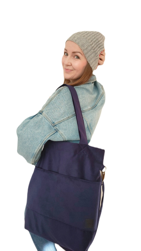 Torba shopper granat MAXI Torba shopper granat MAXI
