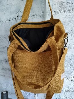 Torba shopper miodowa MAXI