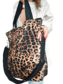 Torba shopper ruda pantera MAXI
