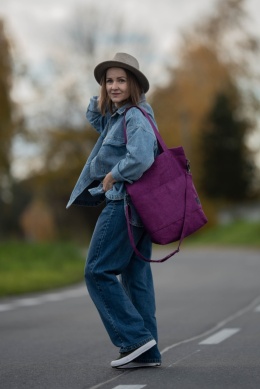 Torba shopper 'Purpura' MAXI FOLK