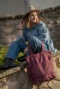 Torba shopper bordowa MAXI