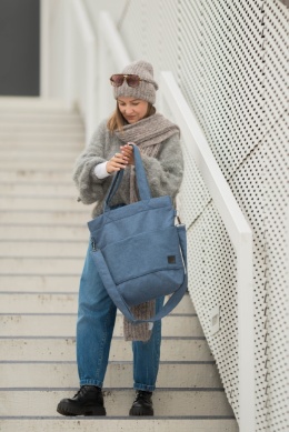 Torba shopper denim MAXI
