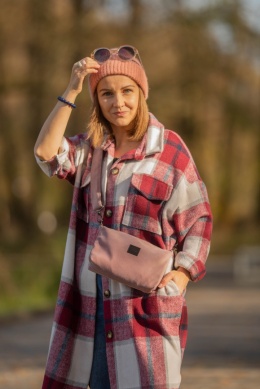 Torebka listonoszka brudny róż MINI