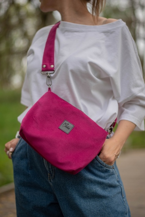 Torebka listonoszka fuksja MINI