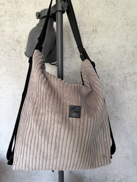 Torebko-plecak EasyBAG Misty Beige