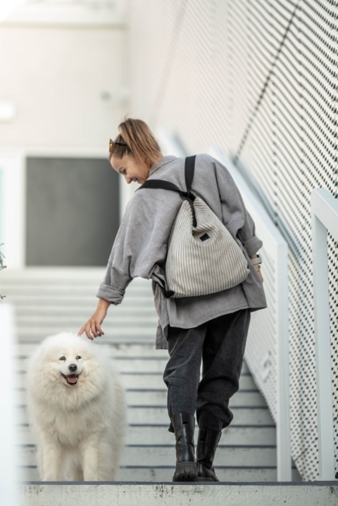 Torebko-plecak EasyBAG Misty Beige