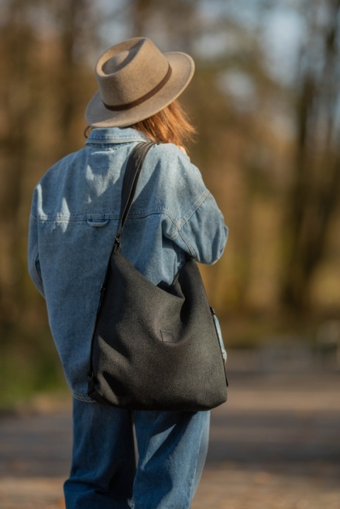 Torebko-plecak EasyBAG czarny
