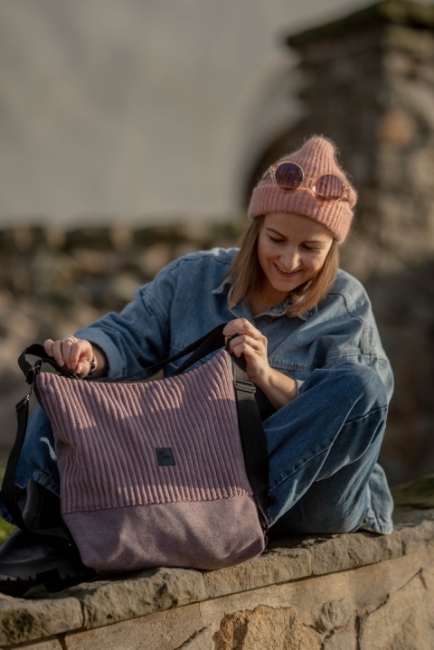 Torebko-plecak EasyBAG wrzos