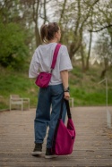 Torebko-plecak EasyBAG fuksja