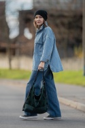 Torebko-plecak EasyBAG grochy na butelce