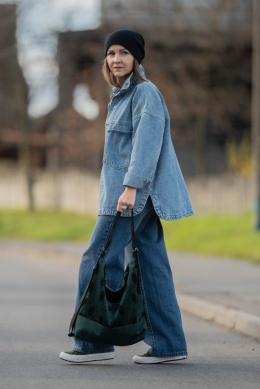 Torebko-plecak EasyBAG grochy na butelce