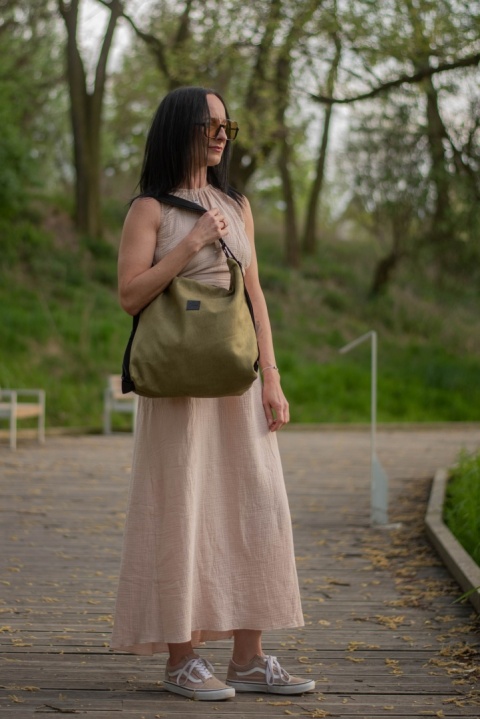 Torebko-plecak EasyBAG oliwka