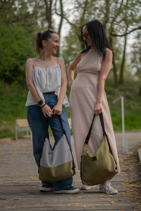 Torebko-plecak EasyBAG oliwka