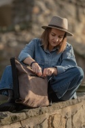 Lekka torebka easybag taupe