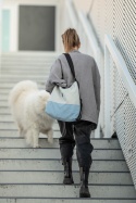 Torebko-plecak Easybag pepitka baby blue